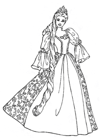princess coloring pages - page 16