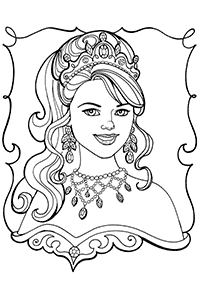 princess coloring pages - page 19