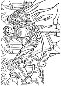 princess coloring pages - page 37
