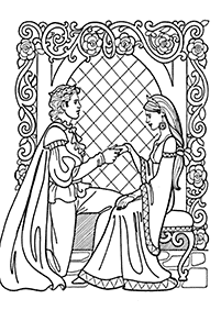 princess coloring pages - page 45