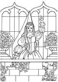 princess coloring pages - page 49