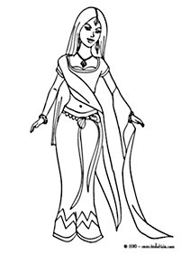 princess coloring pages - page 53