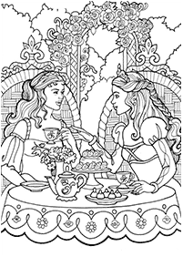 princess coloring pages - page 7