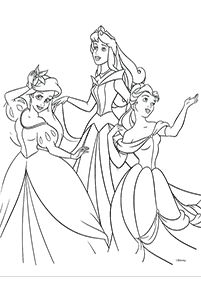 princess coloring pages - page 79