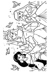 princess coloring pages - page 8