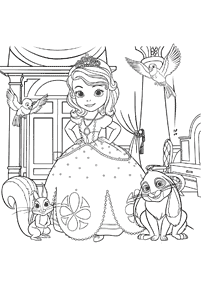 princess coloring pages - page 87