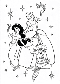 princess coloring pages - page 89