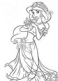 princess coloring pages - page 90