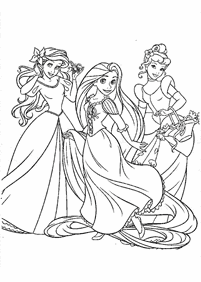 princess coloring pages - page 94