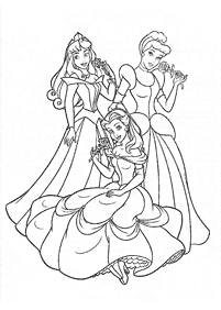 princess coloring pages - page 97