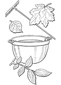 autumn coloring pages - page 10