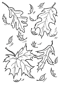autumn coloring pages - page 14