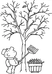 autumn coloring pages - page 15