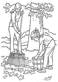autumn coloring pages - page 16