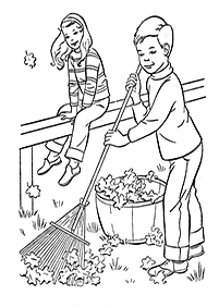 autumn coloring pages - Page 2