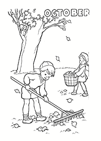autumn coloring pages - page 30