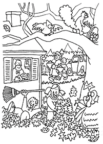 autumn coloring pages - page 32
