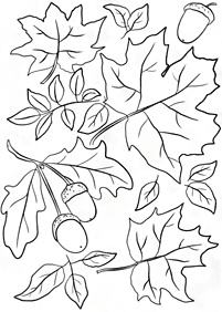 autumn coloring pages - page 44