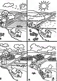 seasons coloring pages - page 4