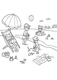 summer coloring pages - page 16