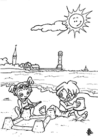 summer coloring pages - page 34