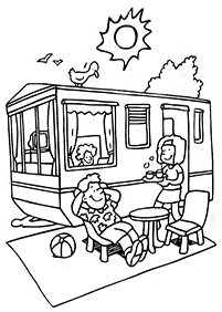 summer coloring pages - page 35