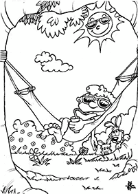 summer coloring pages - page 38