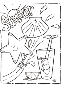 summer coloring pages - page 45