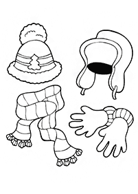 winter coloring pages - page 10