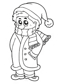 winter coloring pages - page 14