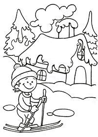 winter coloring pages - page 18