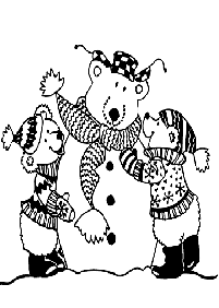 winter coloring pages - Page 25