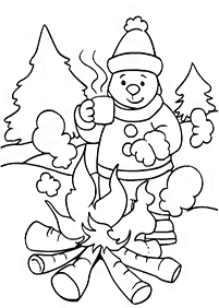 winter coloring pages - Page 26