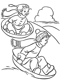 winter coloring pages - Page 27