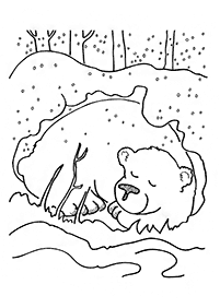 winter coloring pages - page 3