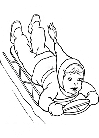 winter coloring pages - page 32