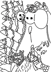 winter coloring pages - page 33