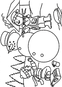winter coloring pages - page 37