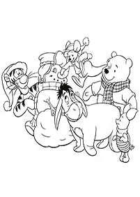 winter coloring pages - page 4