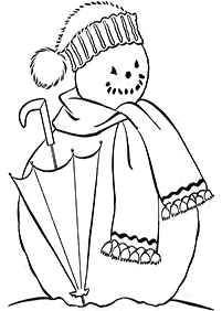 winter coloring pages - page 40