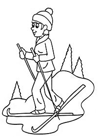 winter coloring pages - page 42