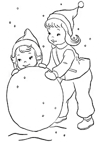 winter coloring pages - page 45