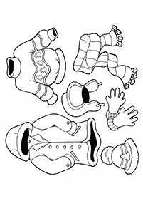 winter coloring pages - page 47
