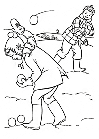 winter coloring pages - page 54
