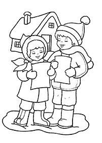 winter coloring pages - page 59