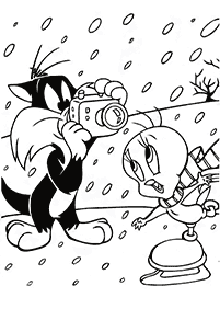 winter coloring pages - page 6