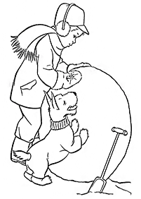 winter coloring pages - page 60