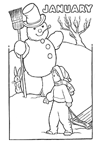 winter coloring pages - page 61