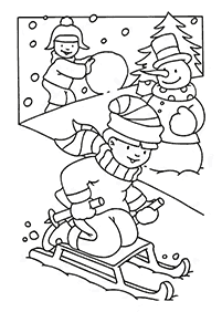 winter coloring pages - page 62