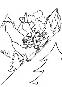 winter coloring pages - page 63